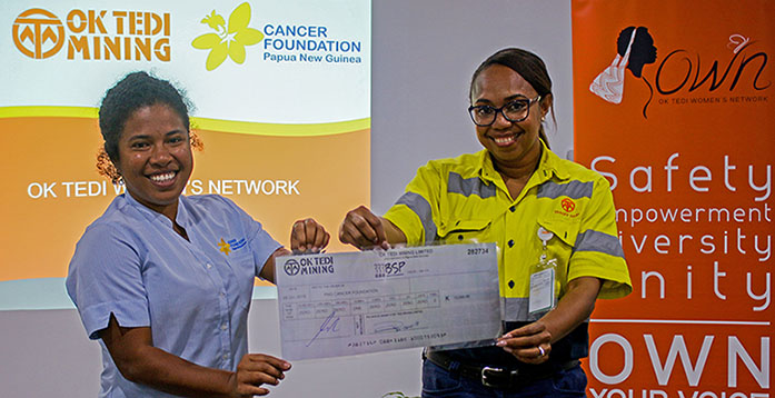 Ok Tedi Women’s Network takes the lead on Cancer Awareness