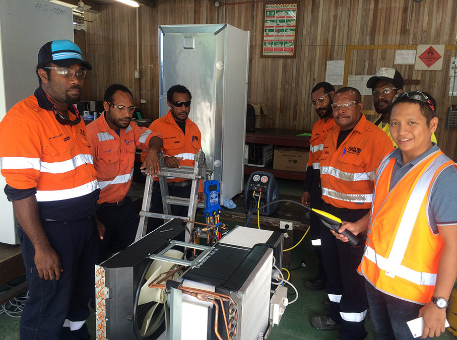 OTML the first in PNG to responsibly dispose reclaimed ozone harming gases