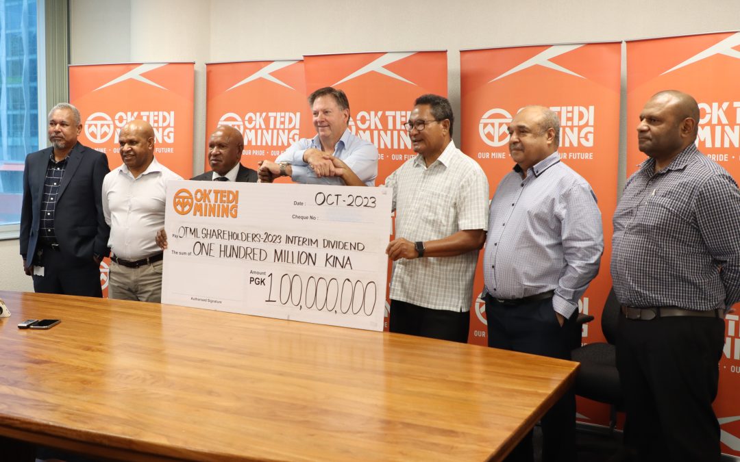 Ok Tedi pays interim dividend of K100M