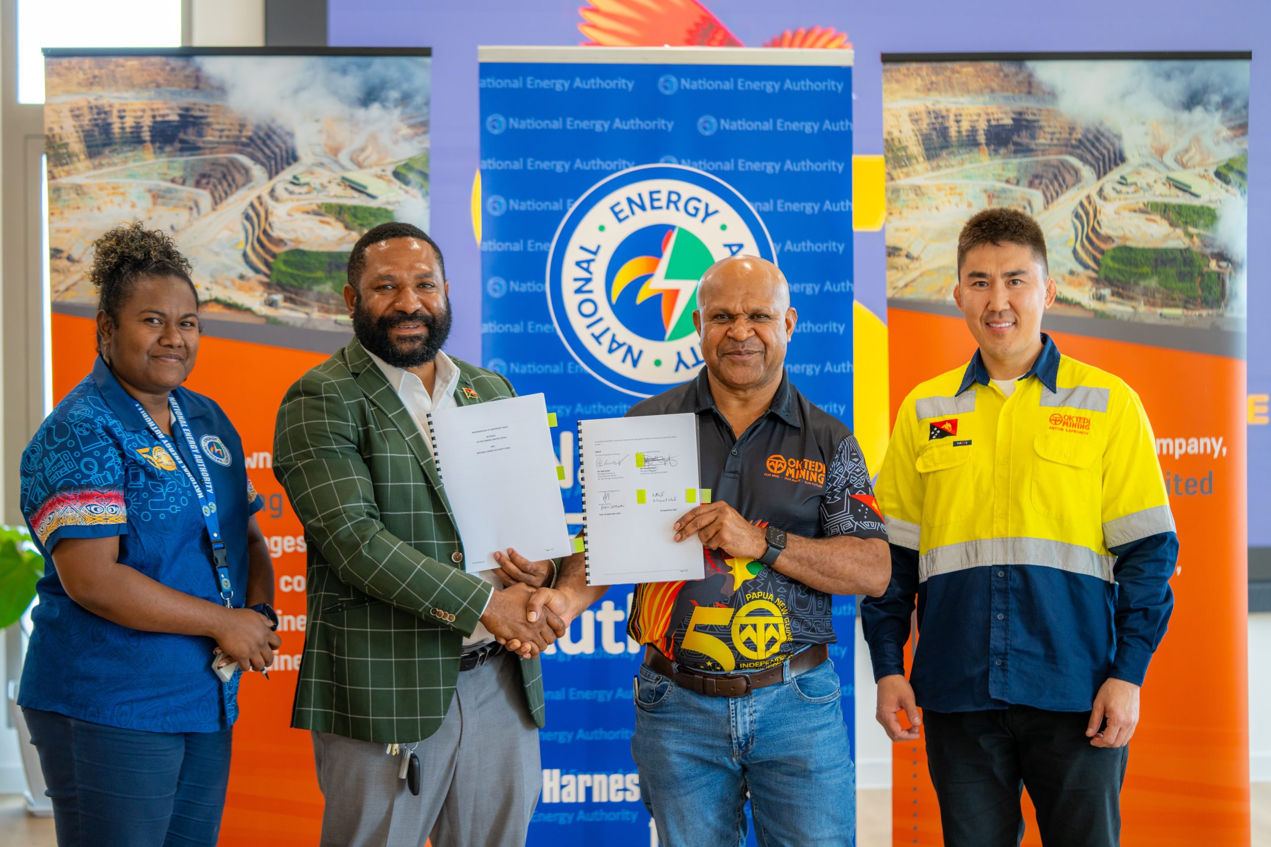 Ok Tedi and National Energy Authority Sign MoA to Accelerate Rural Electrification under ‘Lighting Up the West’ program